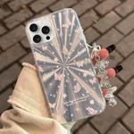 For iPhone 13 Pro Fireworks Butterfly Pattern Double-layer Acrylic+TPU Shockproof Phone Case(Star Butterfly)