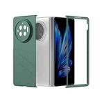 For vivo X Fold3 PC Frosted Texture Diamond Paint Shockproof Phone Case(Dark Green)