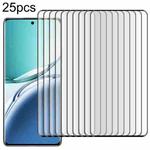 For OPPO A3 Pro 5G 25pcs 3D Curved Edge Full Screen Tempered Glass Film
