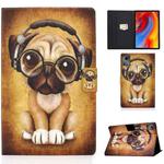 For Lenovo Tab M11 / Xiaoxin Pad 11 2024 Electric Pressed Colored Drawing Smart Leather Tablet Case(Dog)