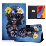 For Lenovo Tab M11 / Xiaoxin Pad 11 2024 Colored Drawing Smart Leather Tablet Case(Chimpanzees)