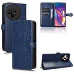 For TCL 50 XL 5G Honeycomb Dot Texture Leather Phone Case(Blue)