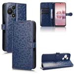 For TCL 60 SE NxtPaper 5G Honeycomb Dot Texture Leather Phone Case(Blue)
