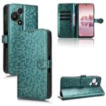 For TCL 60 SE NxtPaper 5G Honeycomb Dot Texture Leather Phone Case(Green)