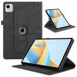 For Honor Pad X9a / X9 Pro Tree Life Embossed Rotation Leather Tablet Case(Black)