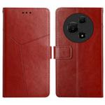 For TCL 60 NxtPaper 4G Y-shaped Pattern Flip Leather Phone Case(Brown)