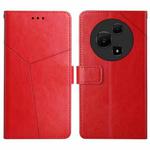 For TCL 60 SE / 605 Y-shaped Pattern Flip Leather Phone Case(Red)