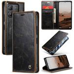 For Xiaomi Redmi Note 13 5G CaseMe 003 Crazy Horse Texture Flip Leather Phone Case(Coffee)