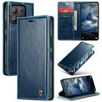 For Xiaomi Redmi Note 13 Pro 5G CaseMe 003 Crazy Horse Texture Flip Leather Phone Case(Blue Green)