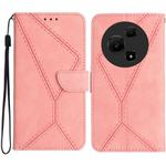 For TCL 60 NxtPaper 4G Stitching Embossed Leather Phone Case(Pink)