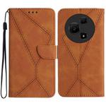 For TCL 60 NxtPaper 4G Stitching Embossed Leather Phone Case(Brown)