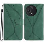 For TCL 60 5G Stitching Embossed Leather Phone Case(Green)