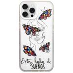 For iPhone 15 Pro Colorful Painting TPU + PC Phone Case(Butterflies)