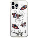 For iPhone 13 Pro Max Colorful Painting TPU + PC Phone Case(Butterflies)