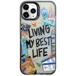 For iPhone 11 Pro Max Colorful Painting TPU + PC Phone Case(Travel Tags)