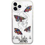 For iPhone 11 Pro Colorful Painting TPU + PC Phone Case(Butterflies)