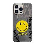 For iPhone 13 Pro Max Cooling Flash Feather TPU + PC Phone Case(Big Smile)