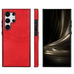 For Samsung Galaxy S24 Ultra 5G Litchi Leather Skin Card Slots Phone Case(Red)