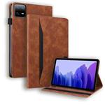 For Xiaomi Pad 7 Splicing Shockproof Leather Tablet Case(Brown)