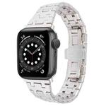 For Apple Watch Series 6 40mm Double T Stainless Steel Watch Band(Starlight)