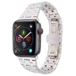 For Apple Watch Series 4 40mm Double T Stainless Steel Watch Band(Starlight)
