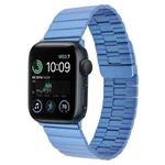 For Apple Watch SE 2022 40mm Bamboo Stainless Steel Magnetic Watch Band(Blue)
