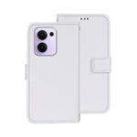 For OPPO Reno13 F 5G idewei Crazy Horse Texture Leather Phone Case(White)