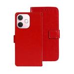For OPPO A5 Pro 5G Global idewei Crazy Horse Texture Leather Phone Case(Red)