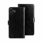 For Realme Note 50 idewei Crazy Horse Texture Leather Phone Case(Black)