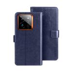 For Realme GT 7 Pro idewei Crazy Horse Texture Leather Phone Case(Blue)