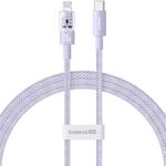 Baseus CD Series PD20W USB-C / Type-C to 8 Pin Fast Charging Data Cable, Length:1m(Purple)