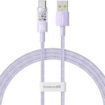 Baseus CD Series PD100W USB to USB-C / Type-C Fast Charging Data Cable, Length:1m(Purple)