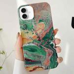 For iPhone 16 Plus Varnishing Water Stick PC Phone Case(Waves)