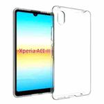 For Sony Xperia Ace III Waterproof Texture TPU Phone Case(Transparent)