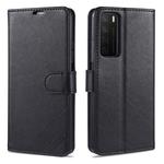 For Huawei Honor Play4 AZNS Sheepskin Texture Horizontal Flip Leather Case with Holder & Card Slots & Wallet(Black)