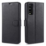 For Vivo Y70s / Y51s AZNS Sheepskin Texture Horizontal Flip Leather Case with Holder & Card Slots & Wallet(Black)