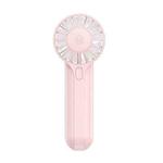 USAMS ZB288 Portable Type-C Rechargeable High Speed Handheld Mini Fan(Pink)