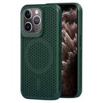 For iPhone 11 Pro Max MagSafe Magnetic Heat Dissipation Phone Case(Dark Green)