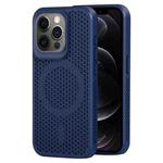 For iPhone 12 Pro MagSafe Magnetic Heat Dissipation Phone Case(Dark Blue)