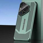 For Huawei Pura 70 Pro / Pura 70 Pro+ Ice Sense Heat Dissipation Electroplating Frosted Phone Case(Light Green)