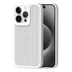 For iPhone 15 Pro Heat Dissipation Phone Case(White)
