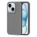 For iPhone 15 Plus Heat Dissipation Phone Case(Grey)