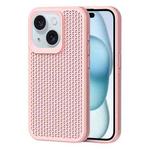 For iPhone 15 Heat Dissipation Phone Case(Pink)