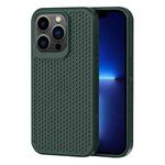 For iPhone 13 Pro Heat Dissipation Phone Case(Dark Green)