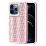 For iPhone 12 Pro Max Heat Dissipation Phone Case(Pink)