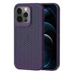 For iPhone 12 Pro Heat Dissipation Phone Case(Dark Purple)