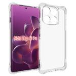 For Motorola Edge 60 Pro Shockproof Non-slip Thickening TPU Phone Case(Transparent)