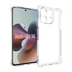 For Motorola Moto G56 5G Shockproof Non-slip Thickening TPU Phone Case(Transparent)