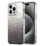 For iPhone 15 Pro Max Dynamic Colorful Rhombus Diamond Series PC + TPU Phone Case(Black)