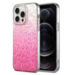 For iPhone 12 Pro Dynamic Colorful Rhombus Diamond Series PC + TPU Phone Case(Pink)
